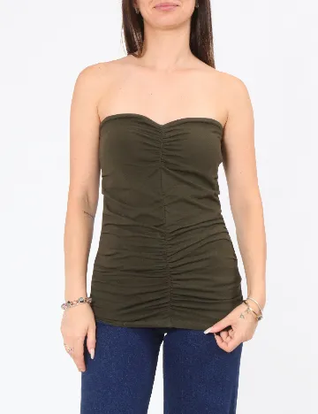 Top Bershka, kaki