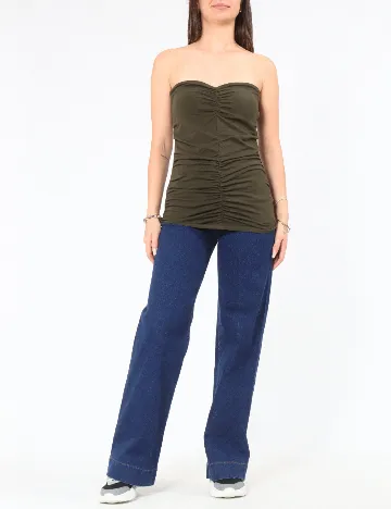 Top Bershka, kaki