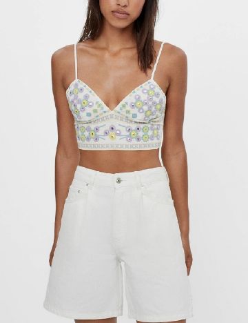 Top Bershka, mix culori