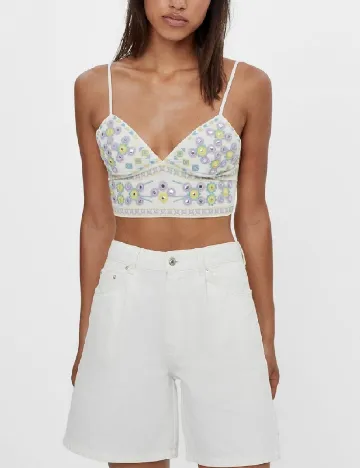 Top Bershka, mix culori
