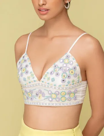 Top Bershka, mix culori