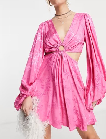Rochie scurta Top Shop, roz