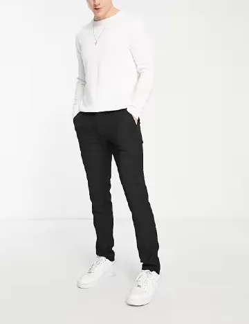 Pantaloni Topman, negru