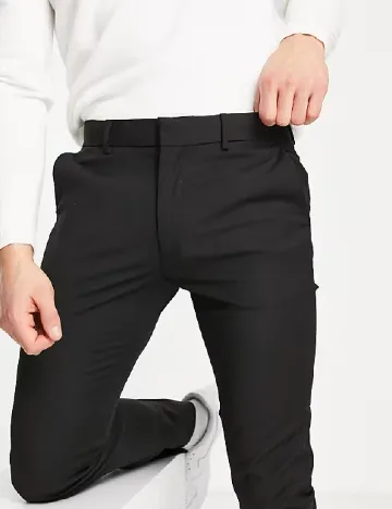 Pantaloni Topman, negru