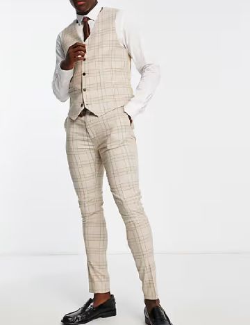 Pantaloni ASOS, crem
