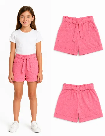 Pantaloni scurti Zara, roz