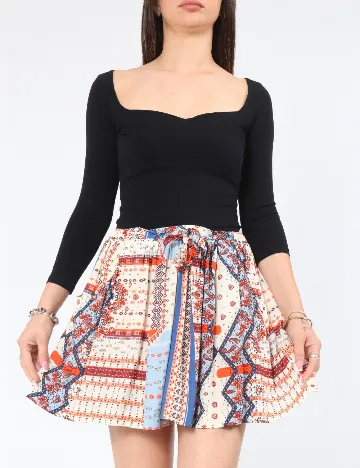 Fusta Zara, mix culori