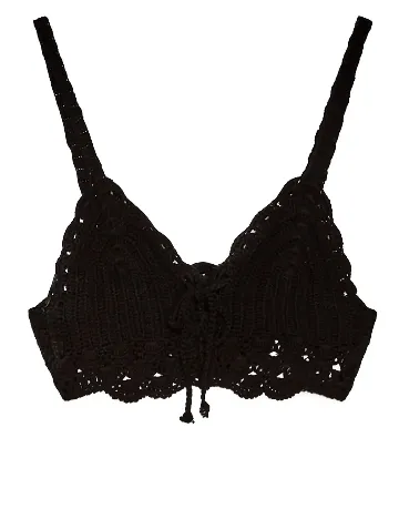 Top Bershka, negru
