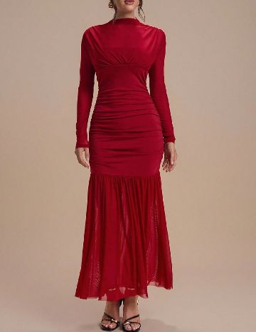 Rochie lunga SHEIN, rosu