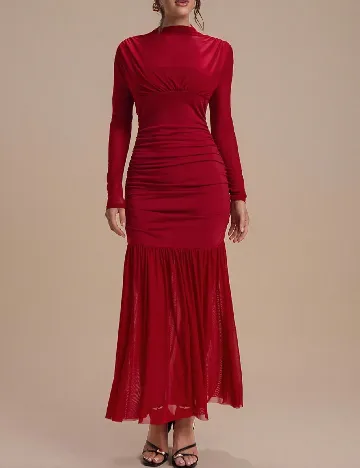 Rochie lunga SHEIN, rosu