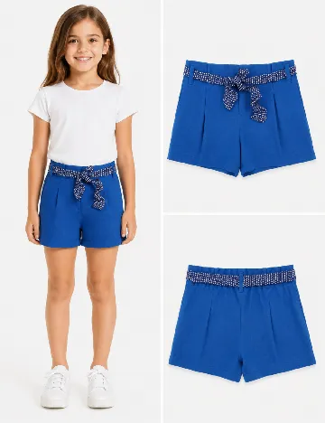 Pantaloni scurti Zara, albastru