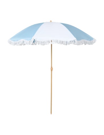 Umbrela de plaja, Ø 172 cm ACTION, alb/albastru