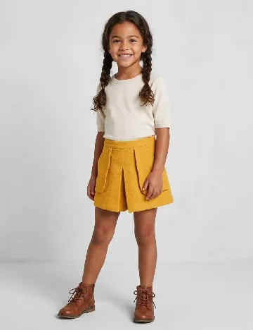 Pantaloni scurti Zara, galben