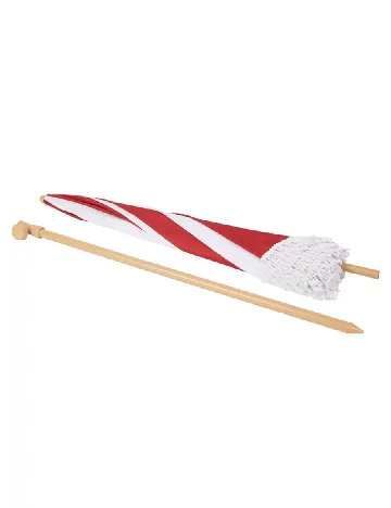 Umbrela de plaja, Ø 172 cm ACTION, alb/rosu