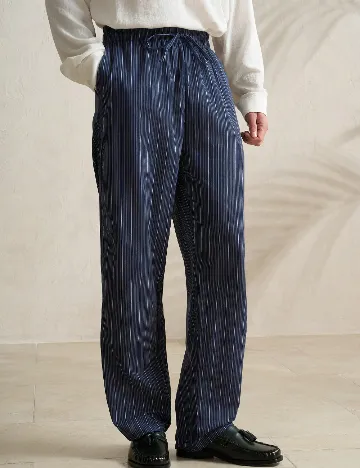 Pantaloni SHEIN, bleumarin