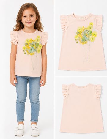 Tricou Zara, roz