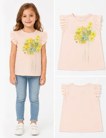 Tricou Zara, roz