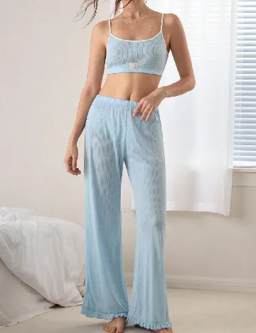 Pijama SHEIN, albastru