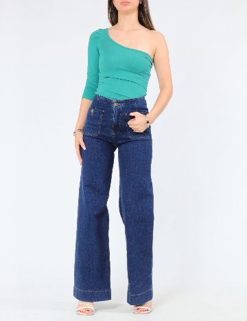 Body Bershka, albastru