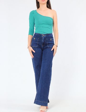 Body Bershka, albastru