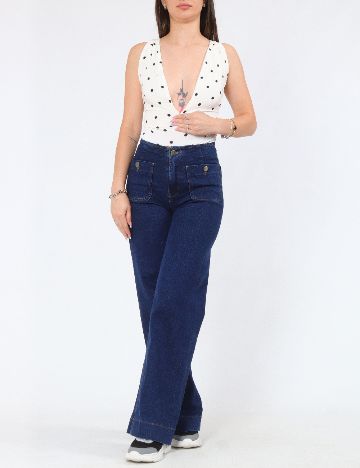 Body Pull&Bear, alb/negru