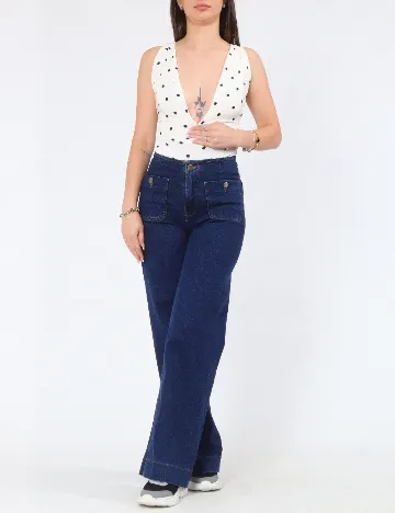 Body Pull&Bear, alb/negru