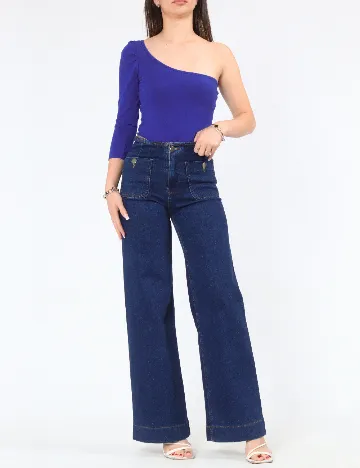 Body Bershka, albastru