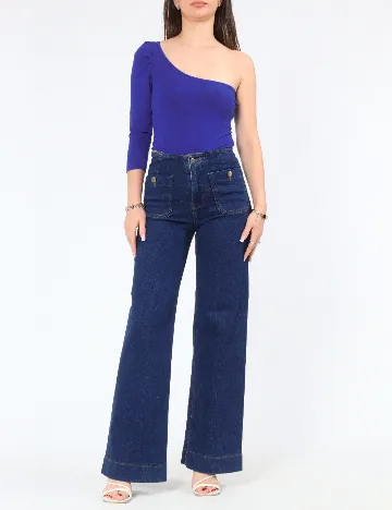 Body Bershka, albastru