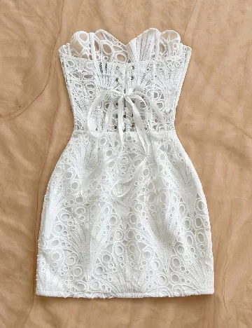 Rochie scurta SHEIN, alb