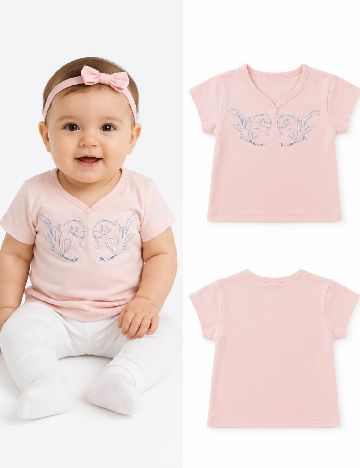 Tricou Zara, roz
