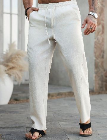 Pantaloni SHEIN, crem