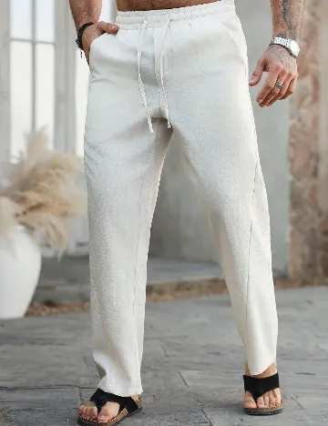 Pantaloni SHEIN, crem