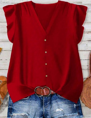 Bluza SHEIN, rosu