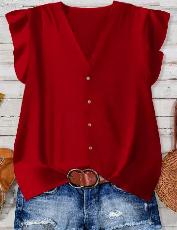 Bluza SHEIN, rosu