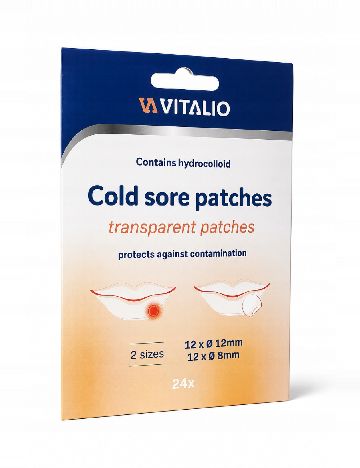 Plasturi pentru herpes oral, 24 bucati Vitalio, transparent