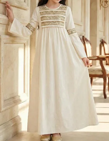 Rochie Shein Kids, crem