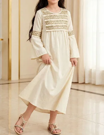 Rochie Shein Kids, crem
