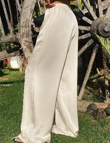 Pantaloni Dazy, crem