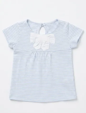 Tricou Zara, albastru/alb