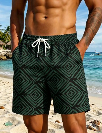 Pantaloni scurti SHEIN, verde