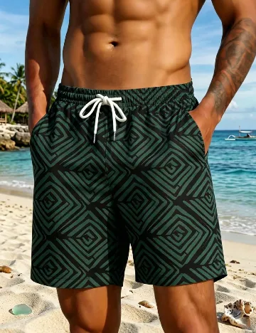 Pantaloni scurti SHEIN, verde