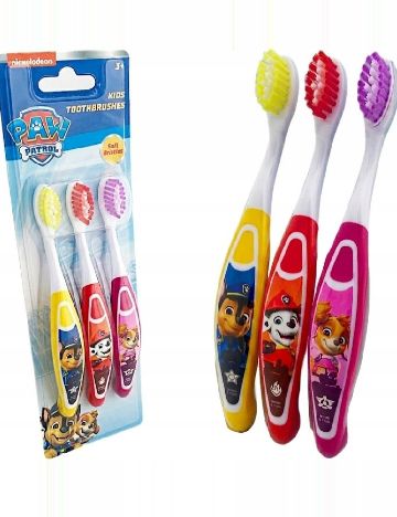 Set periute de dinti 3 bucati Nickelodeon, mix culori