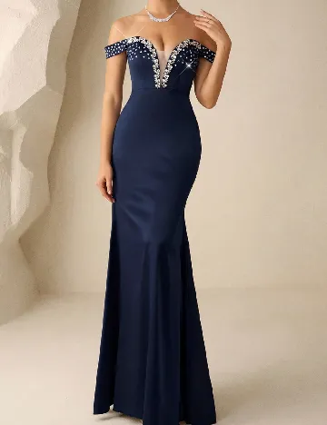 Rochie lunga SHEIN, bleumarin