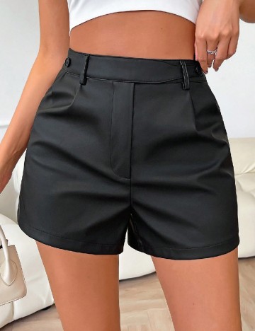 Pantaloni scurti SHEIN, negru