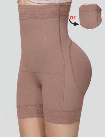 Colanti modelatori SHEIN, roz pudra