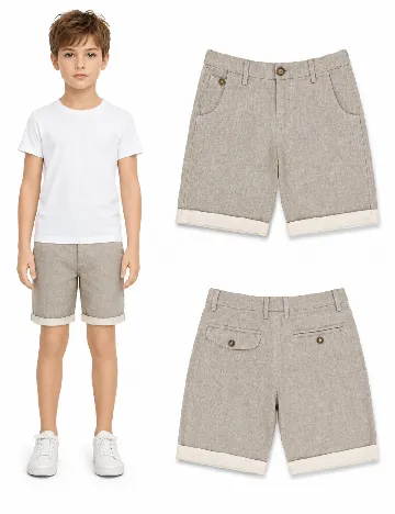 Pantaloni scurti Zara, gri