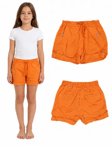 Pantaloni scurti Zara, portocaliu