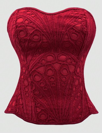 Corset SHEIN, rosu