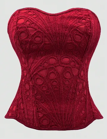 Corset SHEIN, rosu