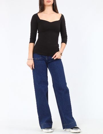 Bluza Bershka, negru